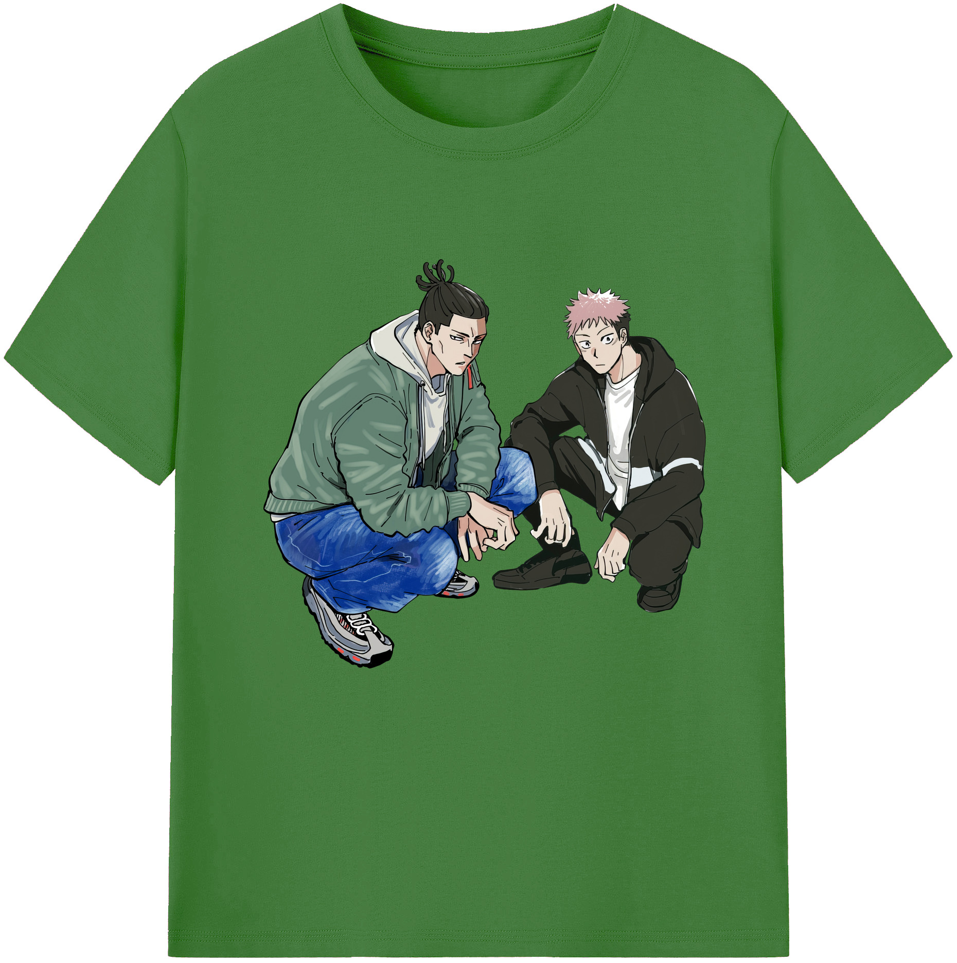 （画像用） 呪術廻戦 Jujutsu Kaisen レディースカジュアルプリントTシャツ（綿100％）
